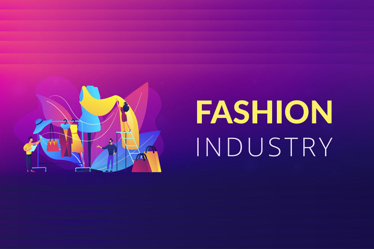 Fashion industry concept banner header.