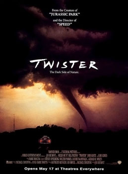 Twister 1996 movie poster 