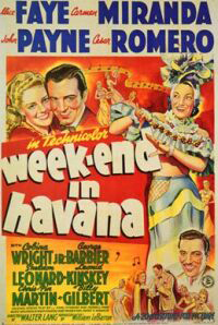 Week-End in Havana (1941) movie poster